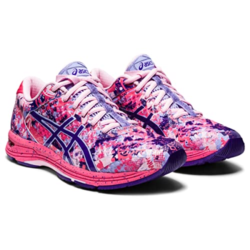 ASICS Women's Noosa Tri 11 Running Shoes, 7.5, Pink Cameo/Gentry Purple