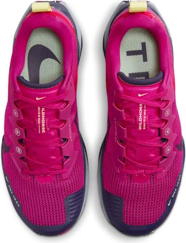 NIKE Women's WMNS React Wildhorse 8Low, Fireberry Purple Ink Fierce Pink, 5.5 US - alternate view 3