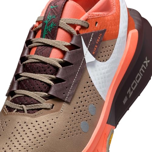 Nike Zegama 2 Men's Trail Running Shoes (HQ3768-200, Khaki/Hyper Crimson/Burgundy Crush/White) Size 6 - alternate view 6