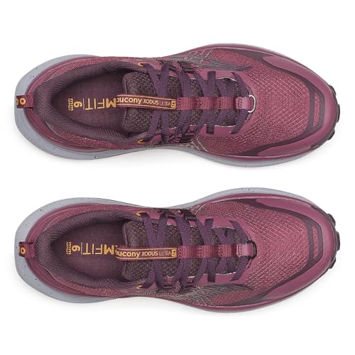 Saucony Women's Xodus Ultra 4 Sneaker, Terra/Wine, 10