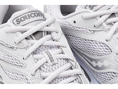 Saucony Unisex Ride Millennium Sneaker, Grey/Silver, 14