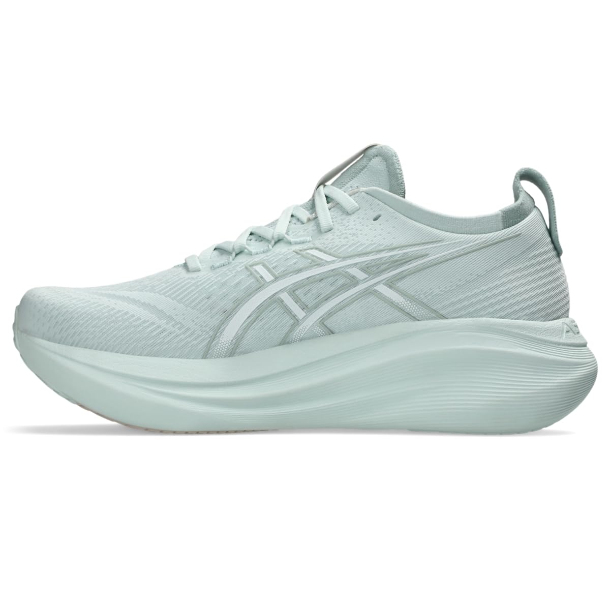ASICS Men's Gel-Nimbus 27 Running Shoes, 10.5, Pure Aqua/White