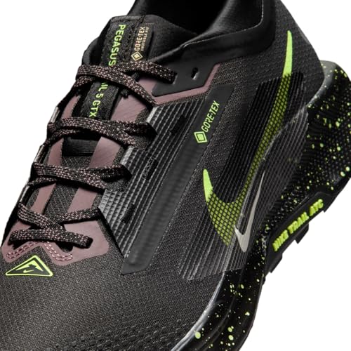 Nike Pegasus Trail 5 Gore-TEX Men's Waterproof Running Shoes (Black/Phantom/Tattoo/Volt Ice) Size 11 - alternate view 6