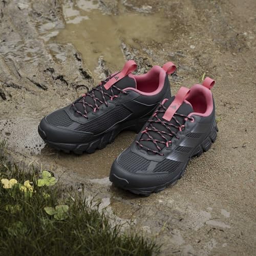 adidas Women's Terrex Rockadia Trail Running, Carbon/Black/Pure Turbo, 6