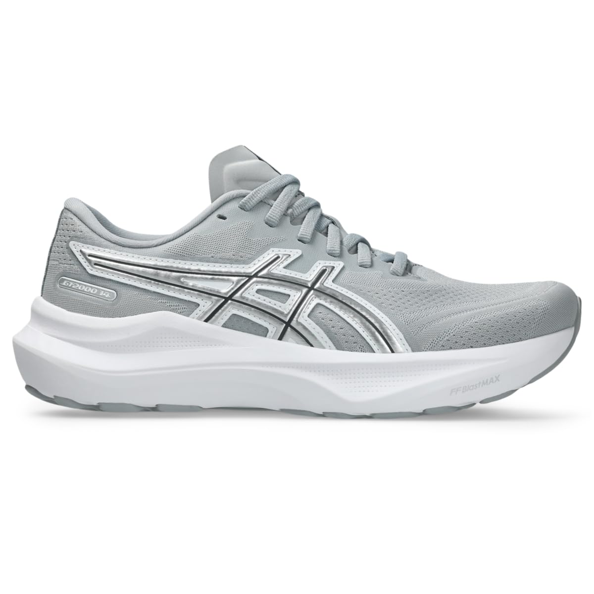 ASICS Men's GT.2000 14 Running Shoes, 9.5, Piedmont Grey/Pure Silver