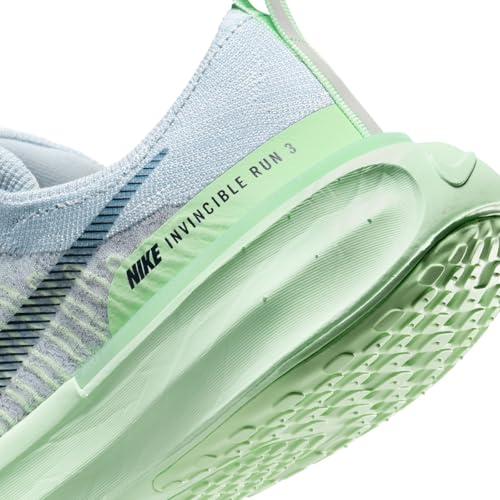 Nike Invincible 3 Women's Road Running Shoes (DR2660-009, Pure Platinum/Cool Grey/Vapor Green/Dark Obsidian) Size 10