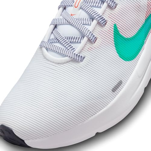 Nike Womens W Downshifter 12 Running Shoe, WHITE/CLRJAD, 6.5 UK (9 US)
