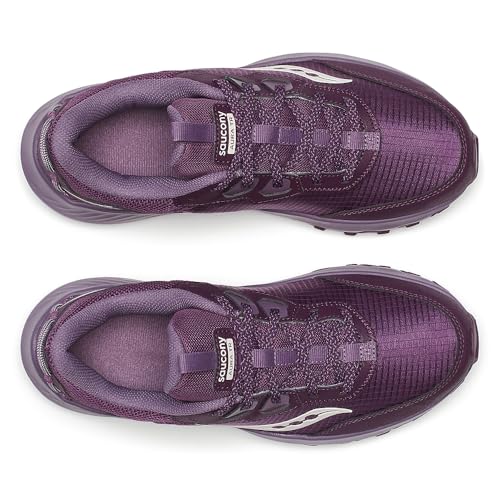 Saucony Women's Aura Tr Hiking Shoe, Plum/Pearl, 7.5