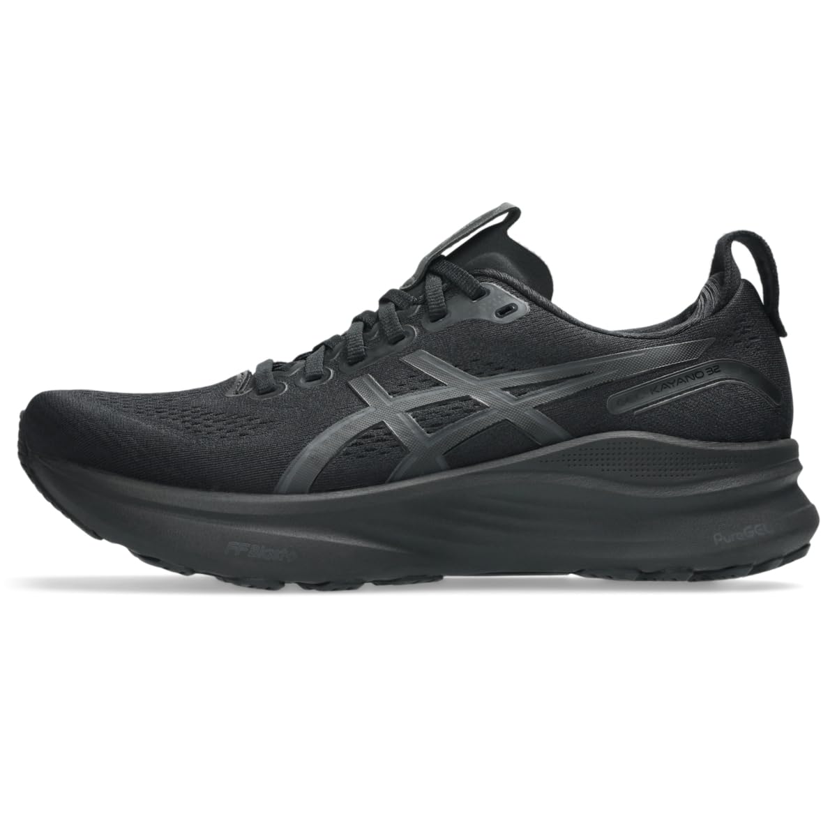 ASICS Men's Gel-Kayano 32 Running Shoes, 12, Black/Graphite Grey