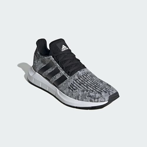 adidas Mens Swift Run Core Black/Core Black/White 10.5