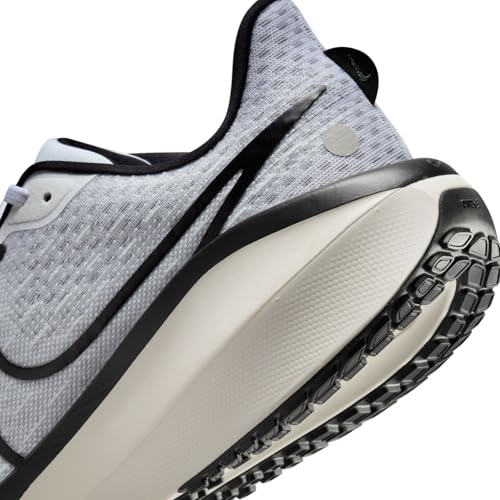 Nike Vomero 17 Men's Road Running Shoes (FB1309-104, White/Pure Platinum/Vintage Green/Black) Size 8