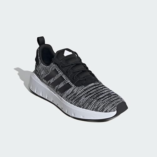 adidas Swift Run Shoes Black/Black/White