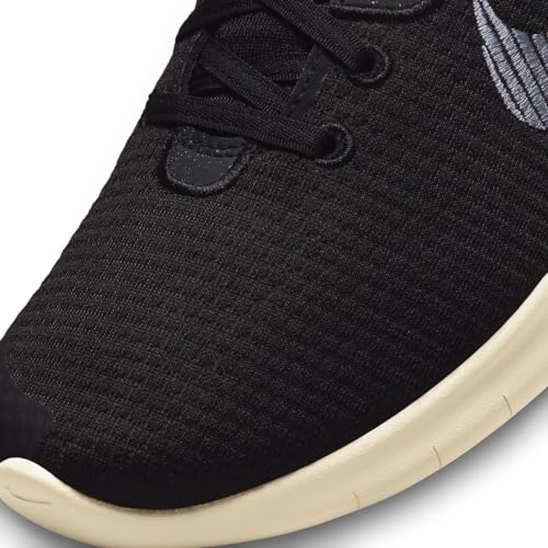 Nike Flex Experience RN 12, Men's Training, Black Indigo Haze Gridiron Coconut Milk, 9 UK