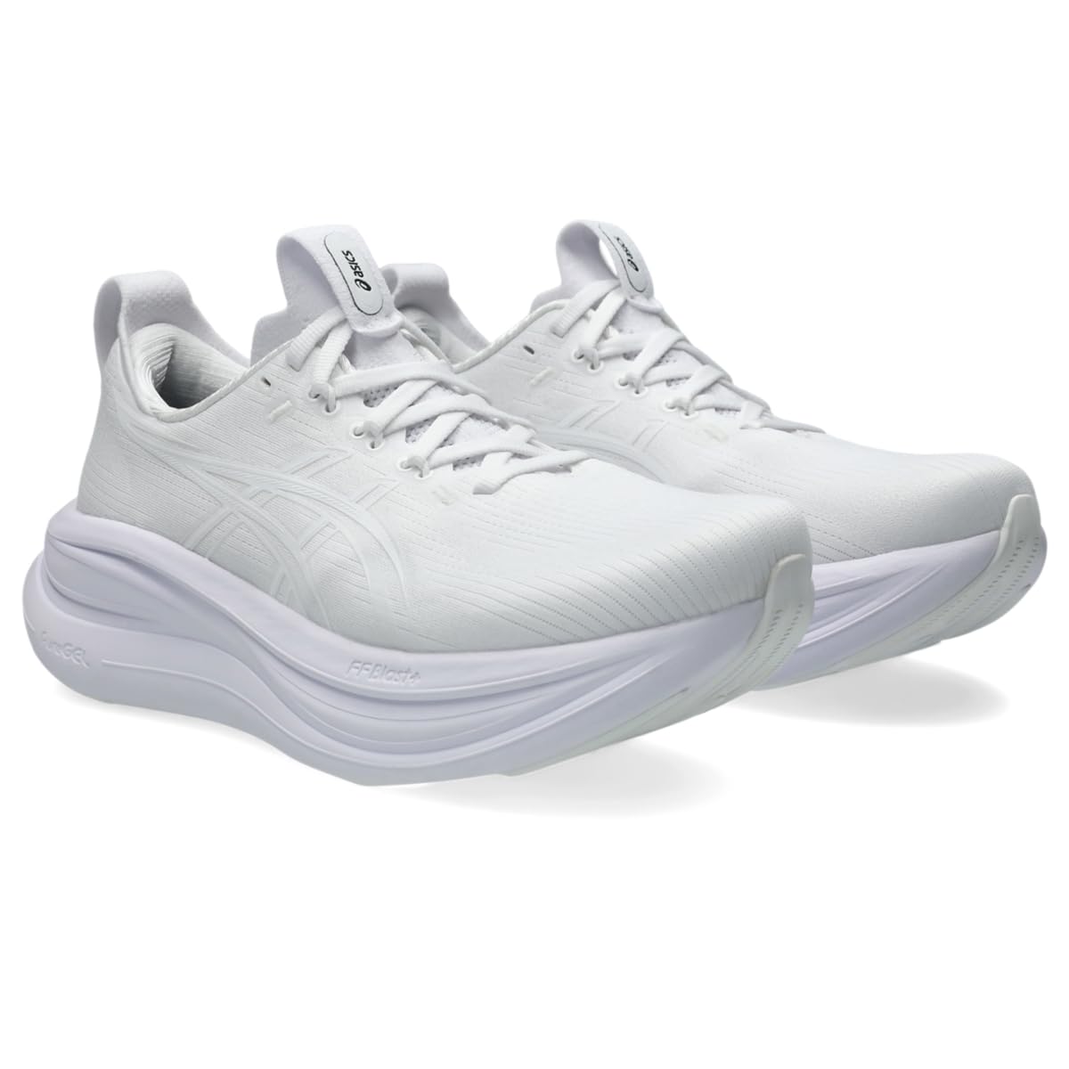 ASICS Women's Gel-Nimbus 28 Running Shoes, 5.5, White/White