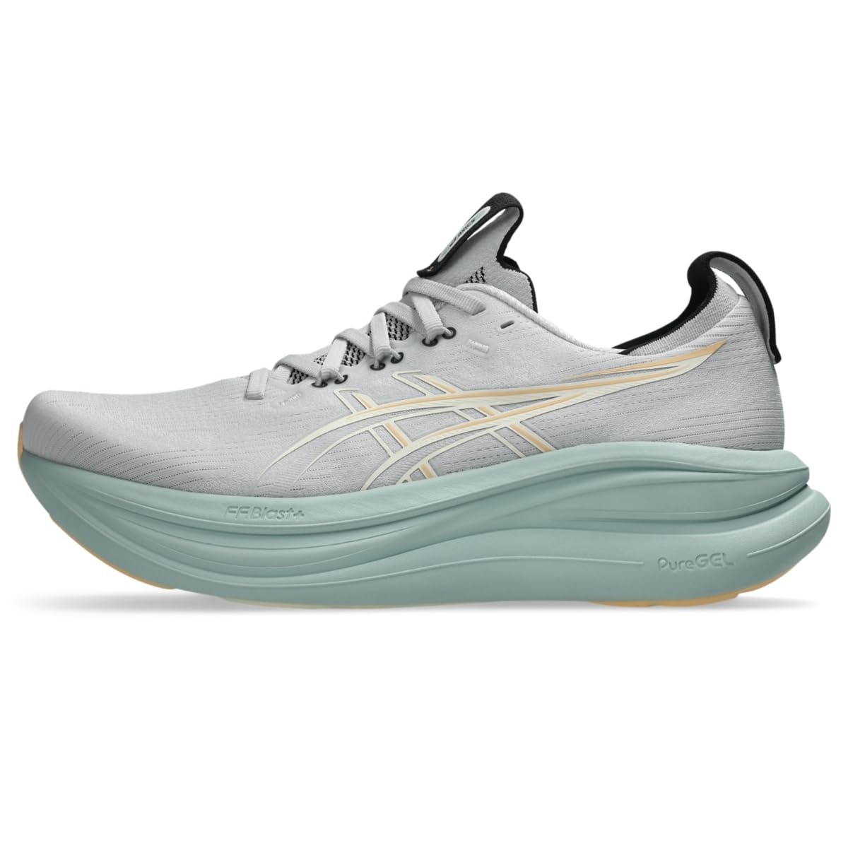 ASICS Men's Gel-Nimbus 28 Running Shoes, 10.5, Cloud Grey/Cream - product image