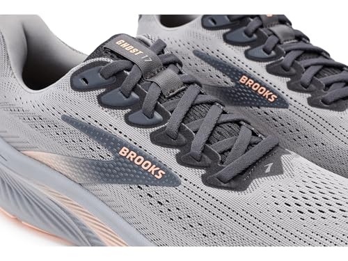 Brooks Women's Ghost 17 Alloy/Blackened Pearl/Peach 9 Medium