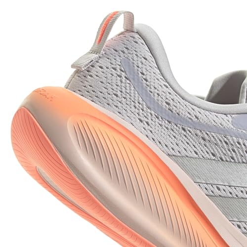 adidas Women's Response Pace Running, Dash Grey/Silver Metallic/Beam Orange, 8