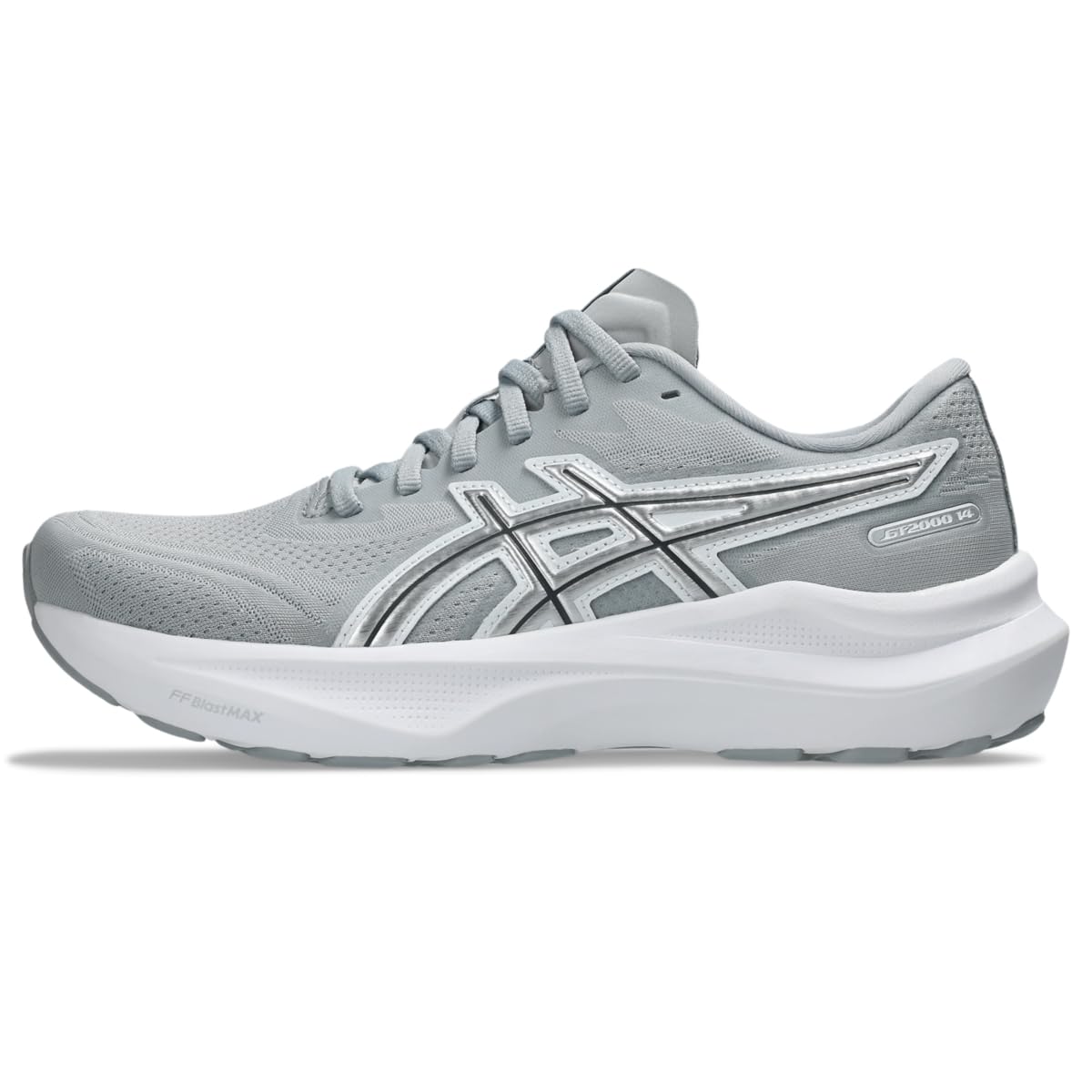 ASICS Men's GT.2000 14 Running Shoes, 9.5, Piedmont Grey/Pure Silver
