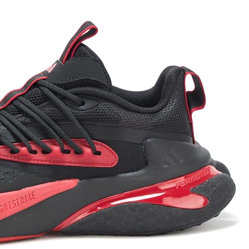 Adidas Unisex-Adult Alphaboost V2, Black/Team Power Red/White, 7