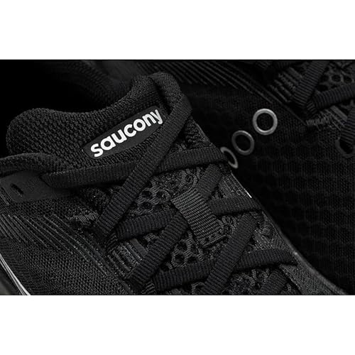 Saucony Men's Endorphin Speed 5 Sneaker, Black/White, 11