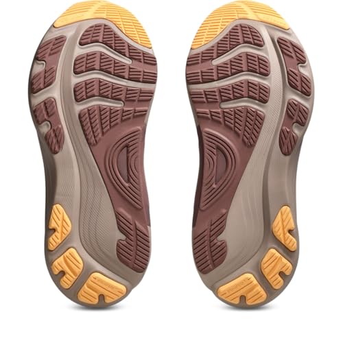 ASICS Women's Gel-Kayano 32 Running Shoes, 8, White/Orange Glow