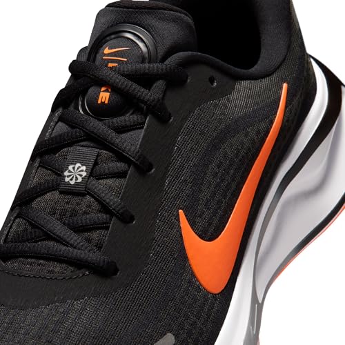 Nike Men's Journey Run Road Running Shoes, Black/Total Orange-Anthracite-Wolf Grey, 13