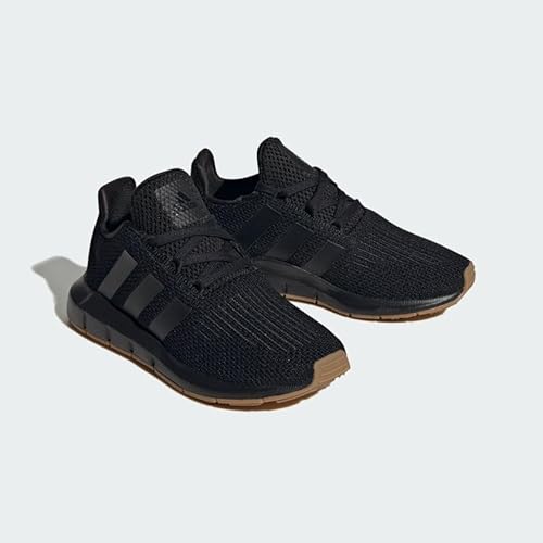 adidas Unisex-Child Swift Run 1.0, Black/Black/Black, 5