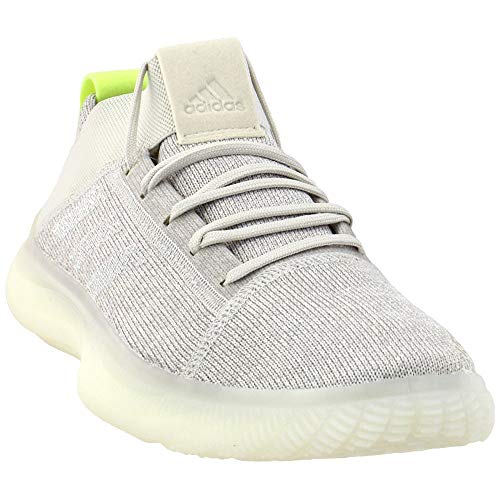 adidas Pureboost Trainer Womens Shoes Size 10.5, Color: Raw White/Footwear White/Hi-Res Yellow