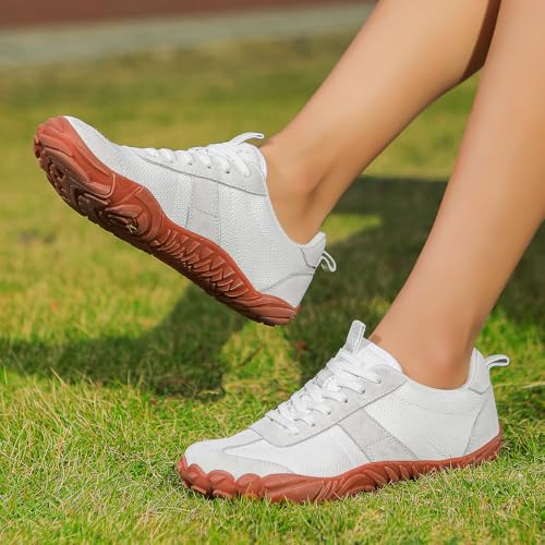 UBFEN Womens Barefoot Shoes Mens Wide Toe Box Zero Drop Minimalist Sneakers