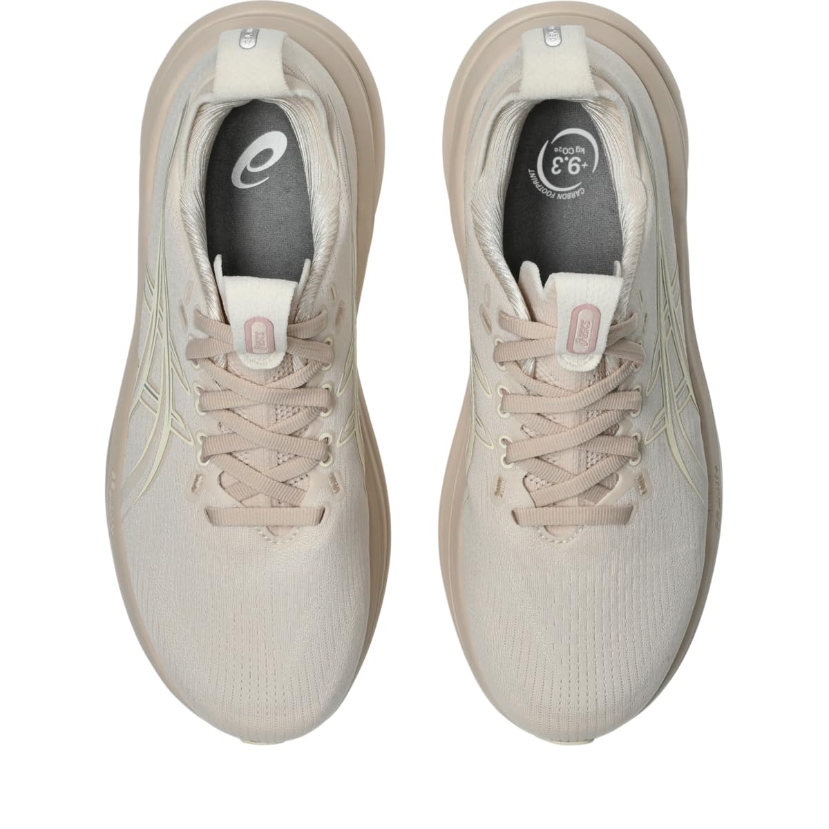 ASICS Women's Gel-Nimbus 28 Running Shoes, 5.5, Mineral Beige/Cream