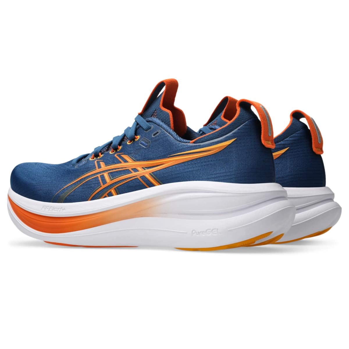 ASICS Men's Gel-Nimbus 28 Running Shoes, 10.5, Twilight Blue/ANZU - alternate product view 3