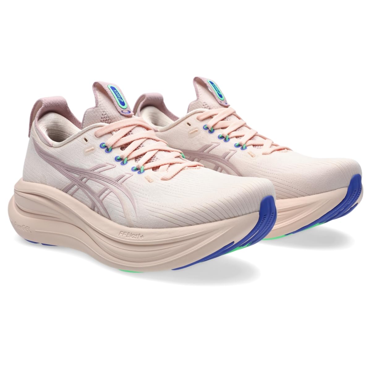 ASICS Women's Gel-Nimbus 28 Running Shoes, 5.5, Pearl Pink/MORGANITE
