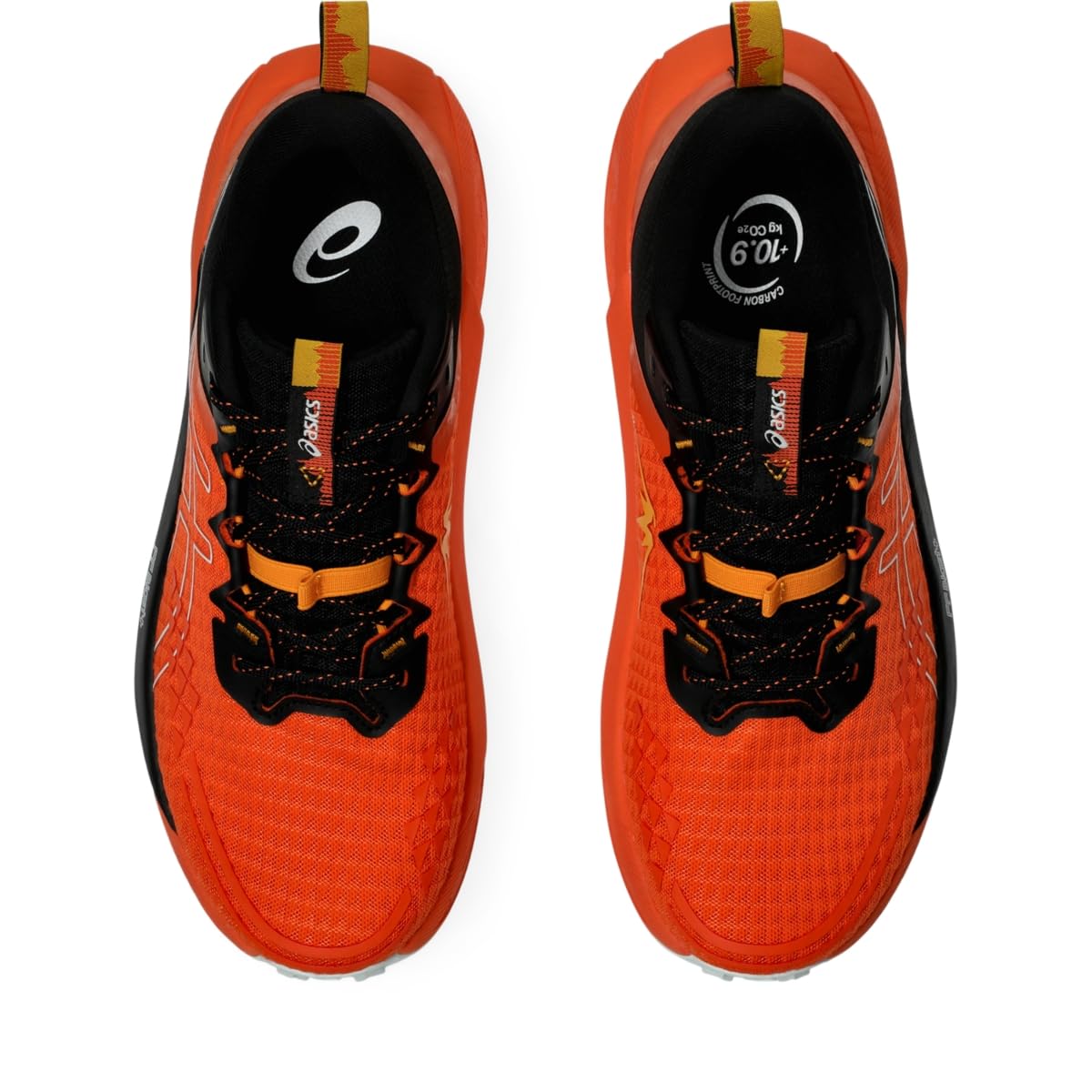 ASICS Men's Gel-Trabuco 13 Running Shoes, 7.5, NOVA Orange/Pure Aqua - alternate product view 6