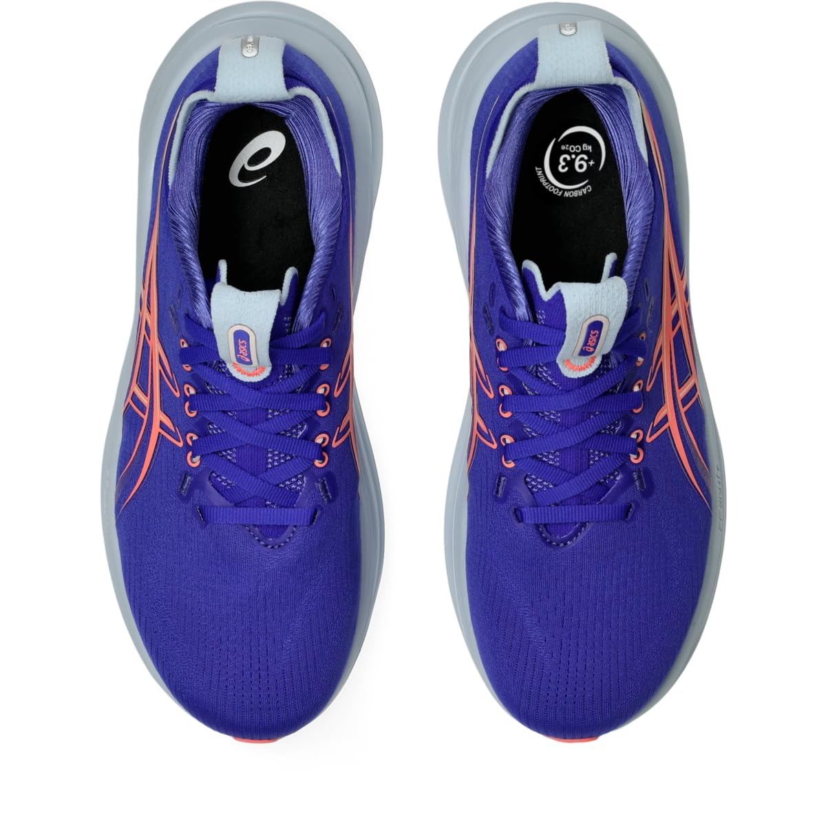 ASICS Women's Gel-Nimbus 28 Running Shoes, 5.5, Cobalt Burst/Sun Coral