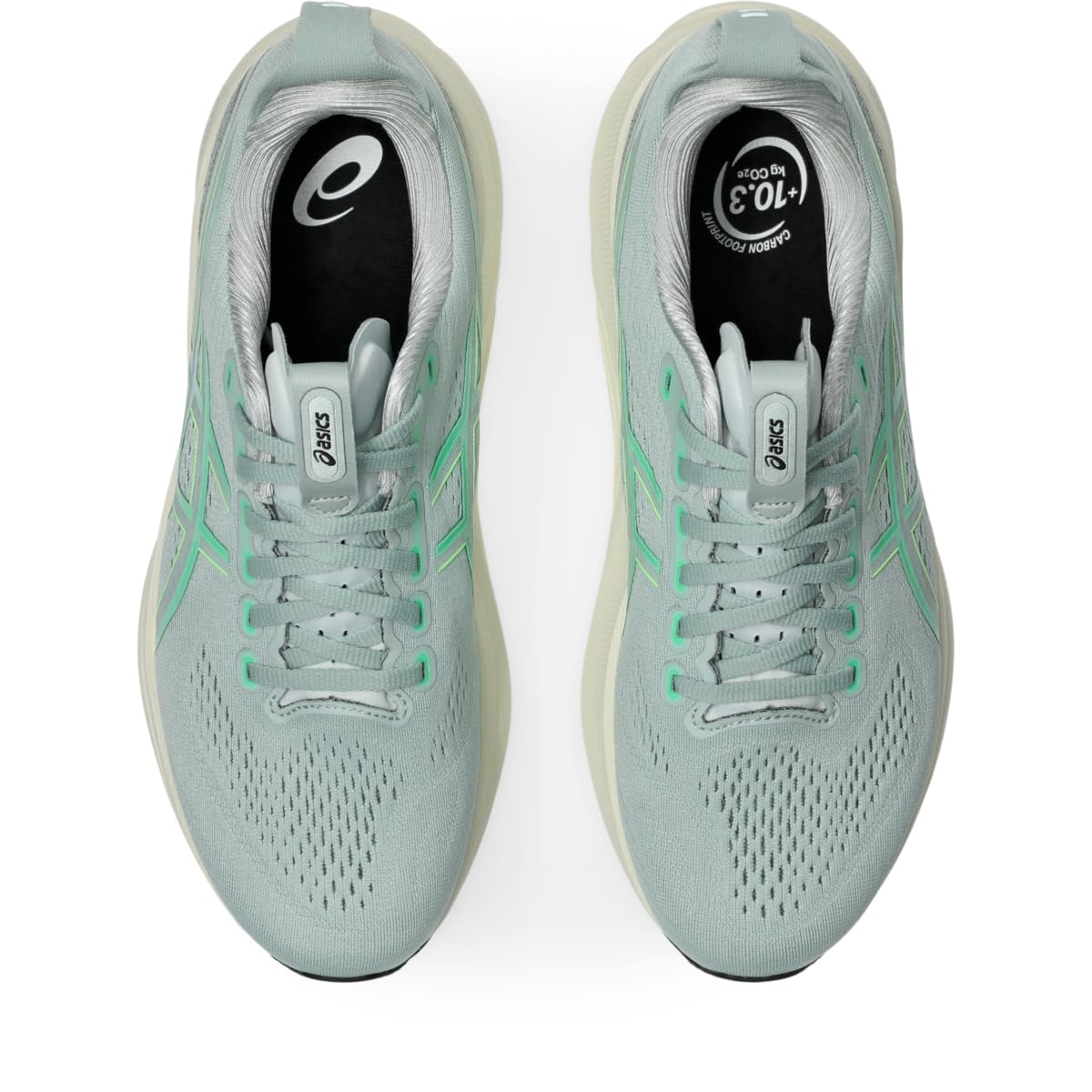ASICS Men's Gel-Kayano 32 Running Shoes, 12, Cold Moss/Vital Green