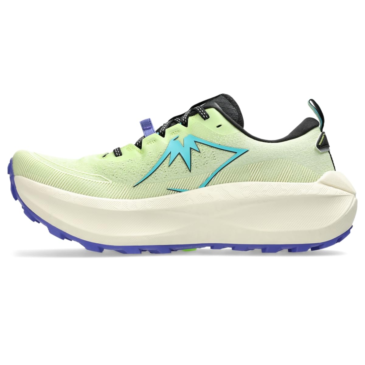 ASICS Men's Trabuco Max 4 Running Shoes, 10, Lime Green/Black