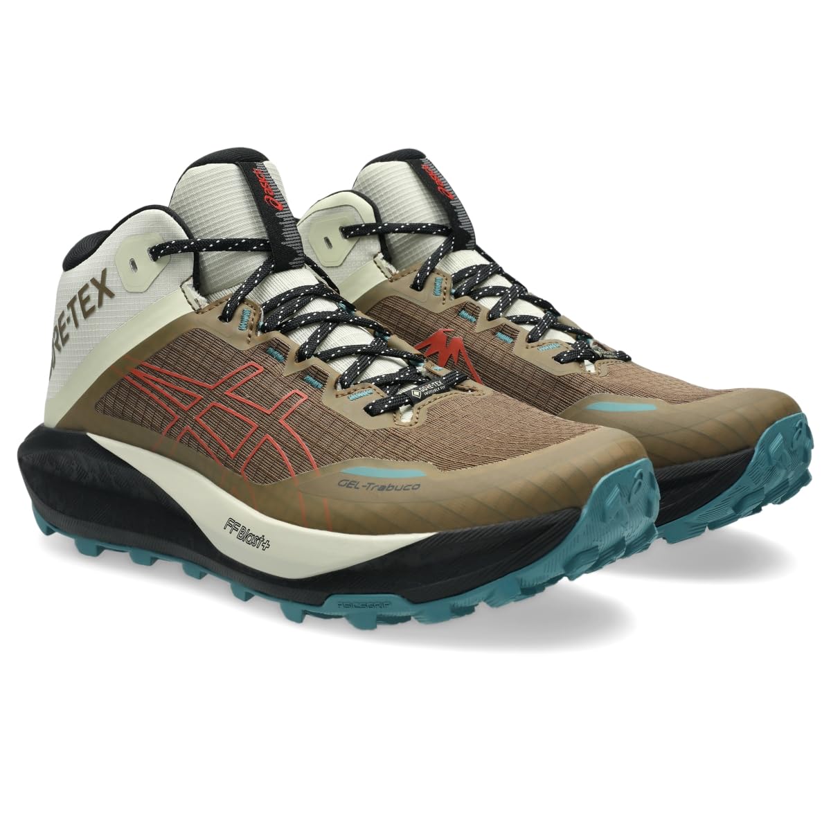 ASICS Men's Gel-Trabuco MT GTX Trail Running Shoes, 6, Clay Canyon/Spice Latte - alternate product view 2