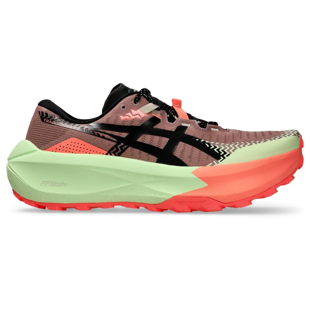 ASICS Men's Trabuco MAX 5 Running Shoes, 10.5, UMEBOSHI/Black - alternate product view 8