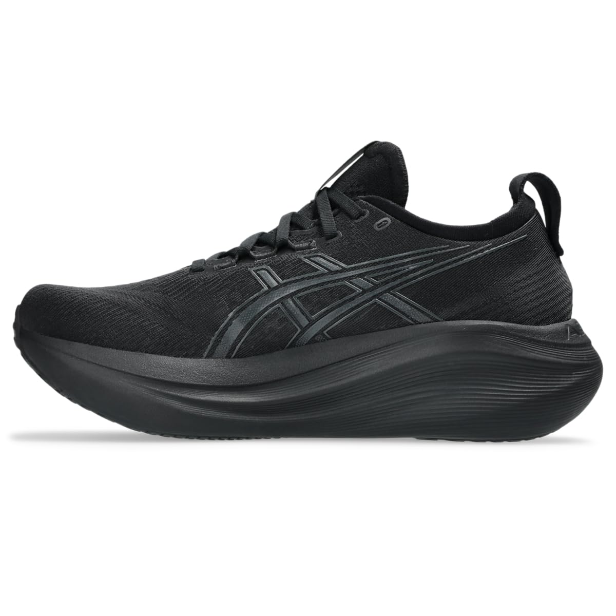ASICS Men's Gel-Nimbus 27 Running Shoes, 9.5, Black/Graphite Grey