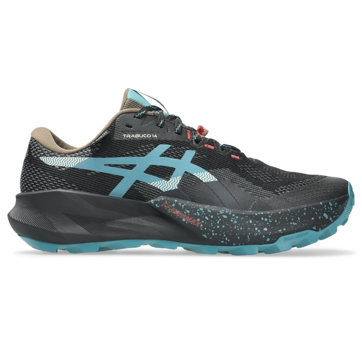 ASICS Men's Trabuco 14 GTX Trail Running Shoes, 14, Black/Misty Pine - alternate product view 8
