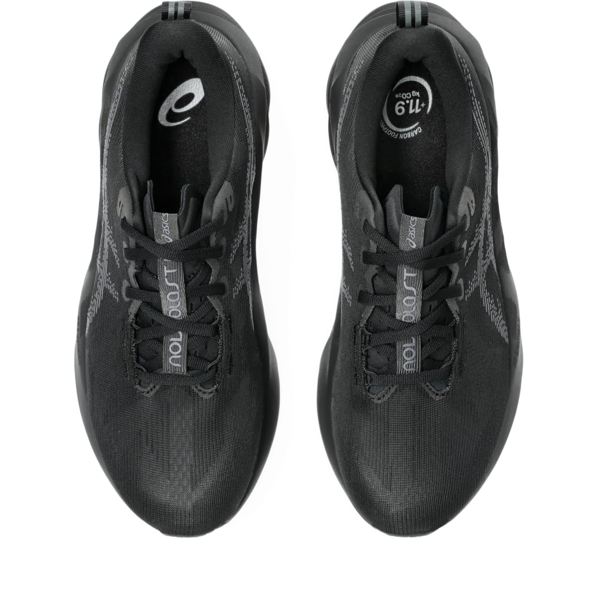 ASICS Men's NOVABLAST 5 Running Shoes, 10.5, Black/Carrier Grey - alternate product view 6