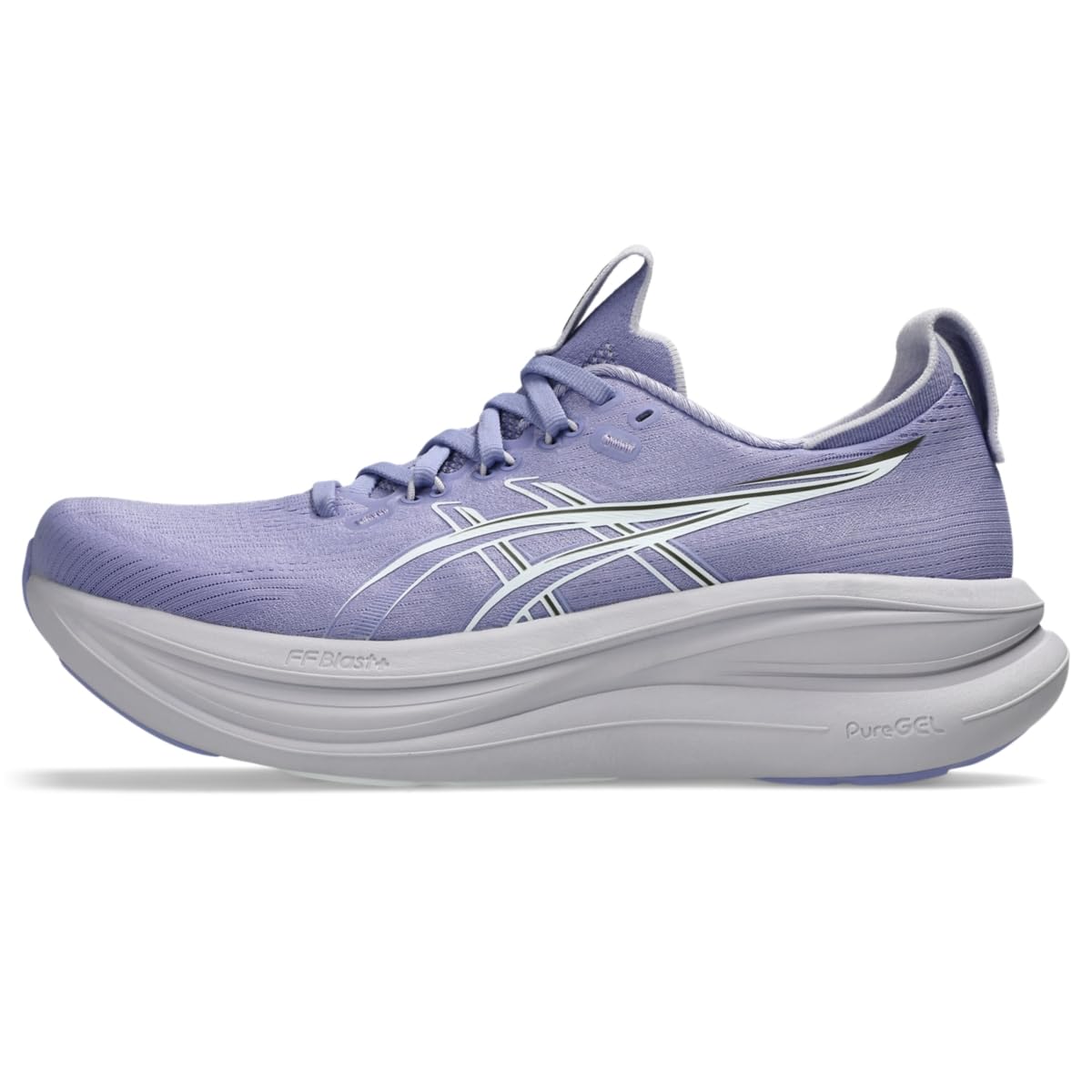ASICS Women's Gel-Nimbus 28 Running Shoes, 5.5, Bluebell/White