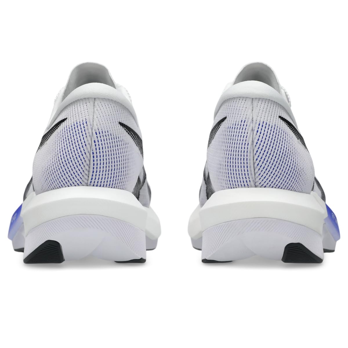 ASICS Unisex Magic Speed 5 Running Shoes, 10.5M / 12W, White/Black