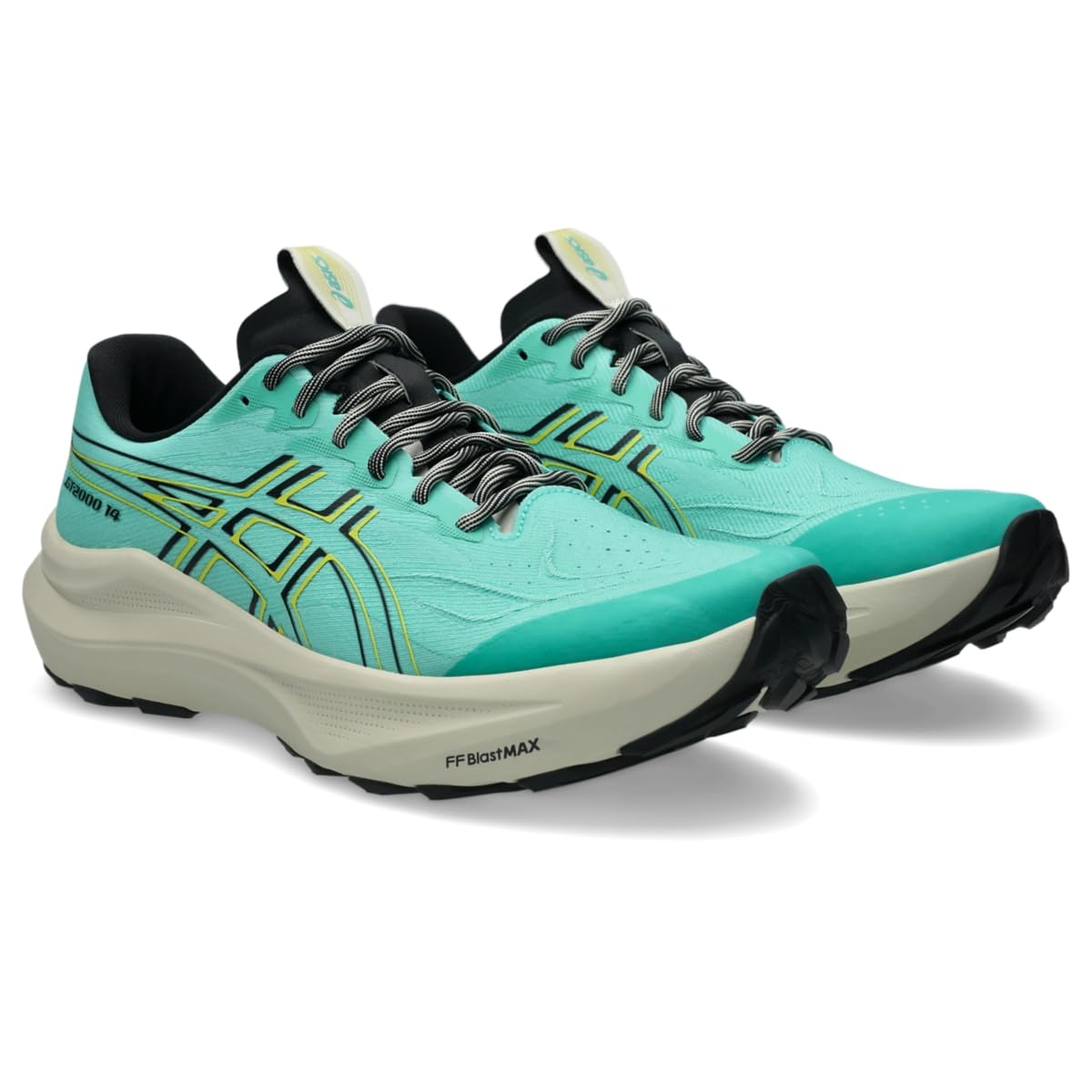 ASICS Men's GT.2000 14 Running Shoes, 10, Aurora Green/Cacti - alternate product view 2