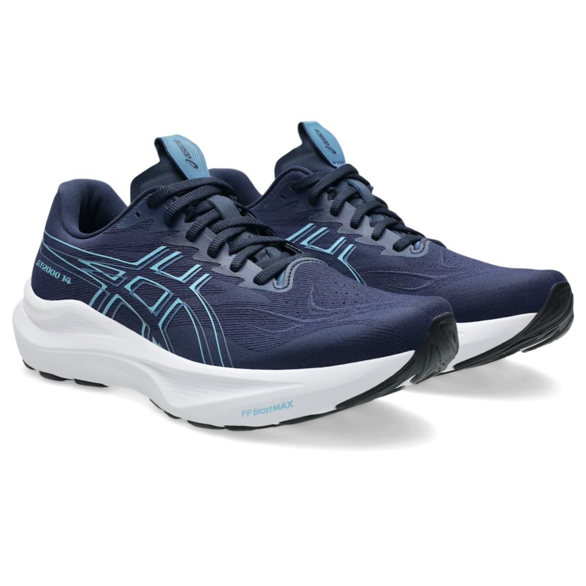 ASICS Men's GT-2000 14 Running Shoes, 10, Midnight/Stillwater - alternate product view 2