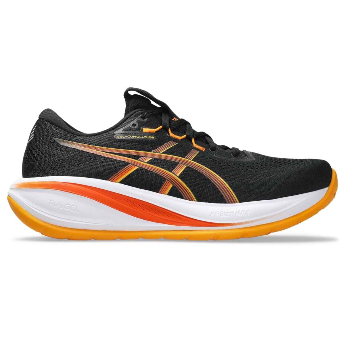 ASICS Men's Gel-Cumulus 28 Running Shoes, 10.5, Black/ANZU - alternate product view 8