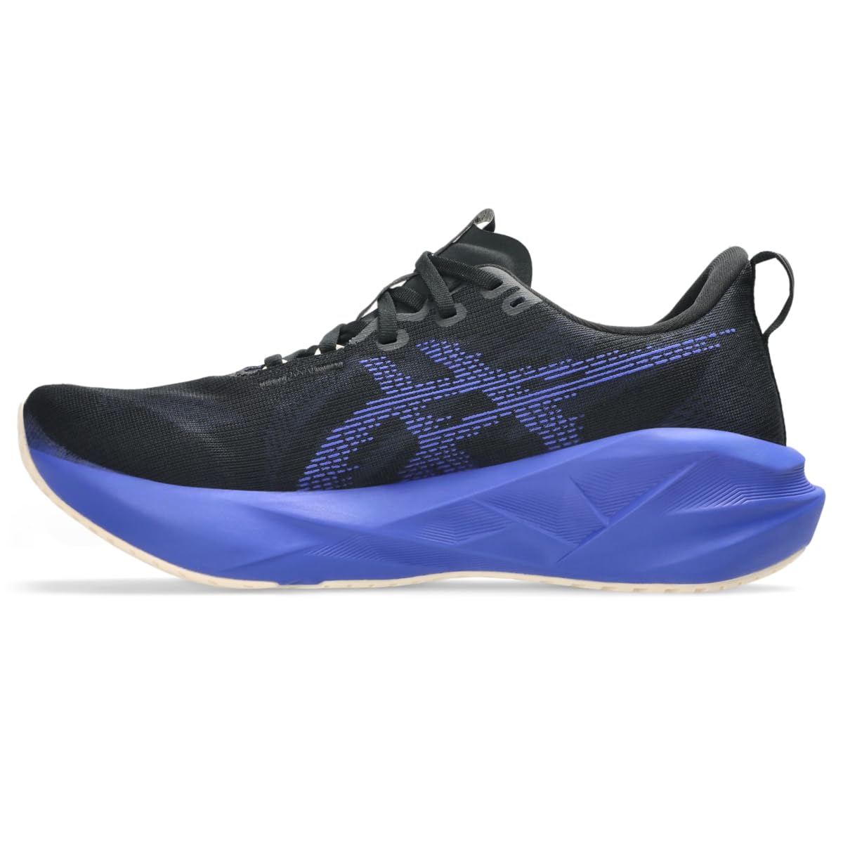 ASICS Men's NOVABLAST 5 Running Shoes, 10.5, Black/Cobalt Burst - alternate product view 4