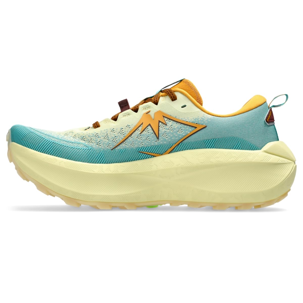 ASICS Men's Trabuco MAX 4 Trail Running Shoes, 10, Wheat Yellow/Dark RED Planet