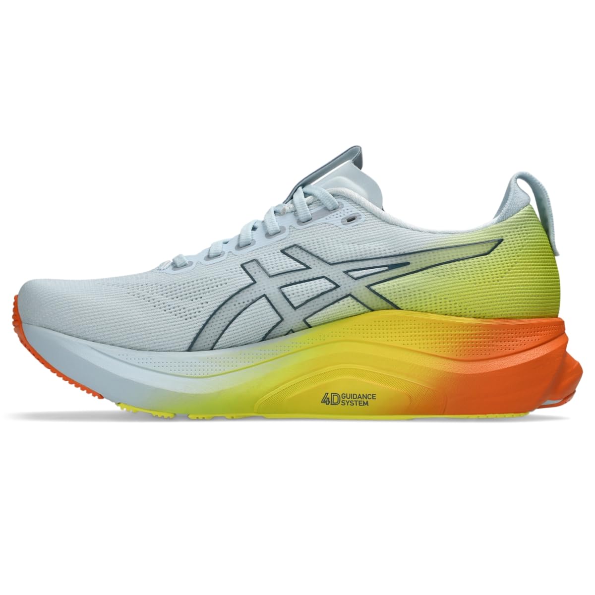 ASICS Men's Gel-Kayano 32 Running Shoes, 12, Sky/Lemon Spark