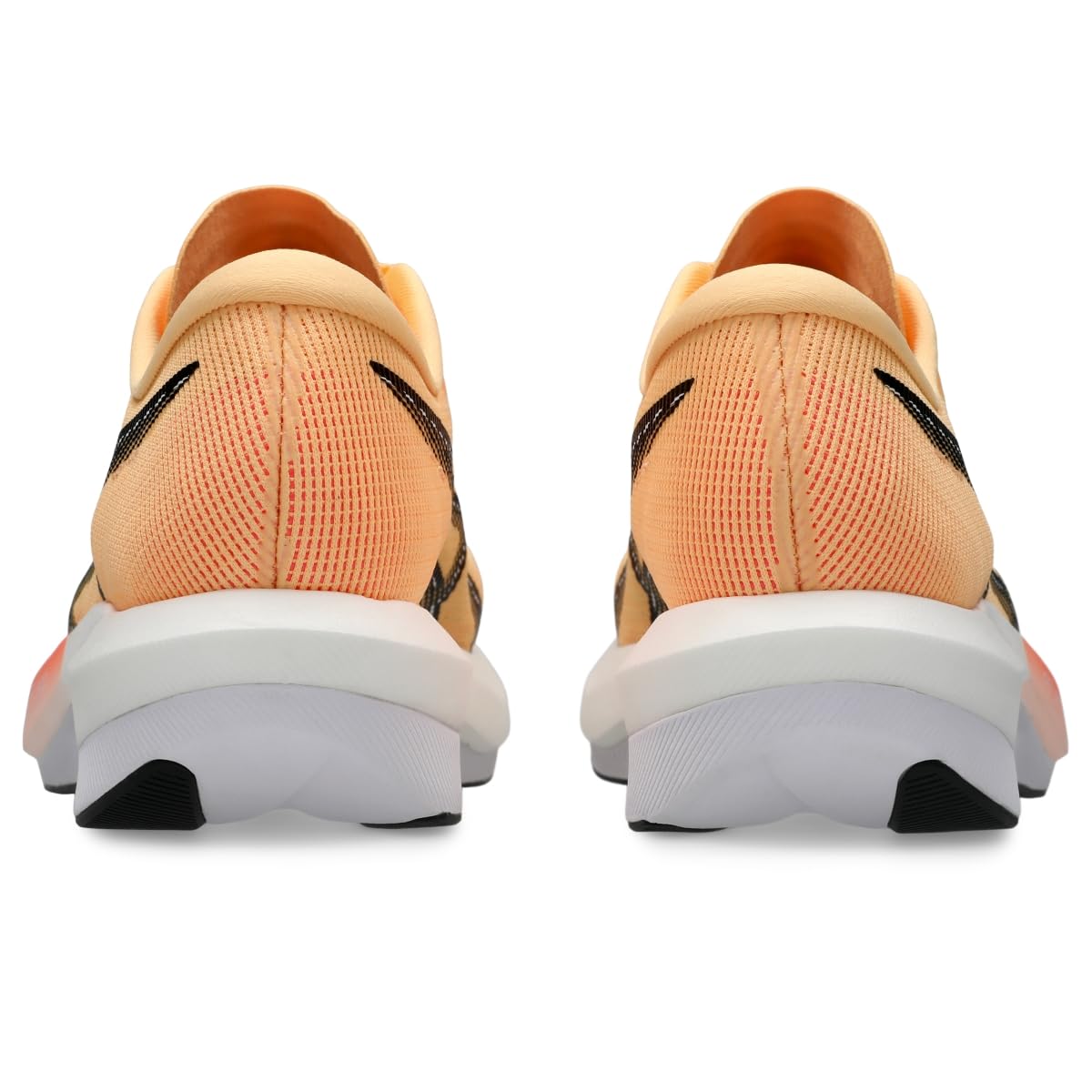 ASICS Unisex Magic Speed 5 Running Shoes, 10.5M / 12W, Orange Glow/Black